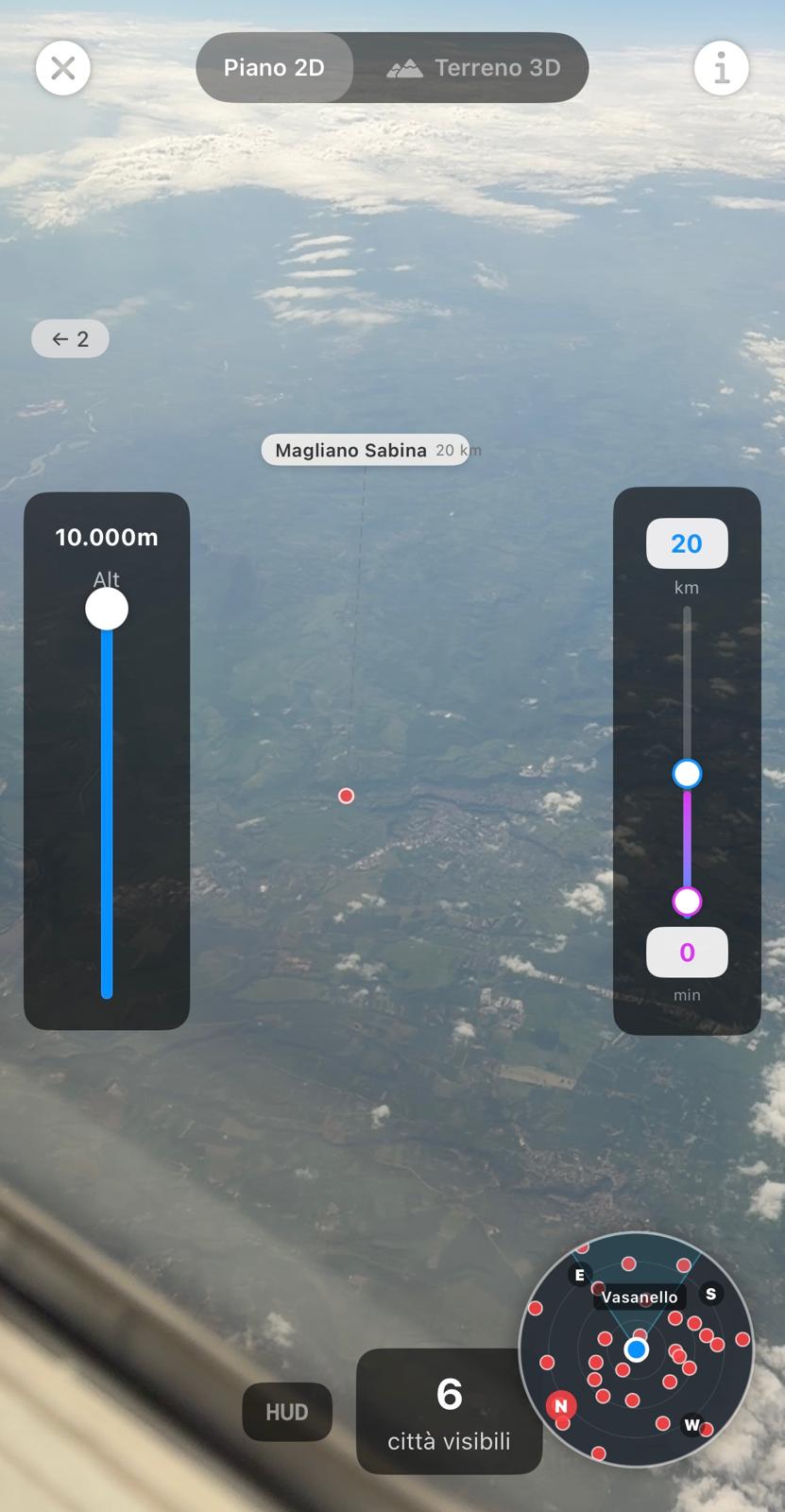 CitySpotter – vista dall'aereo | aerial view from plane